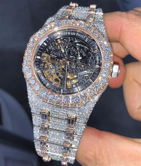 skeleton ap watch iced out